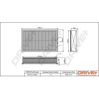 FILTR POWIETRZA AF128096DRV
