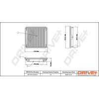 FILTR POWIETRZA AF175560DRV