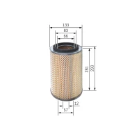 FILTR POWIETRZA AF237435BO