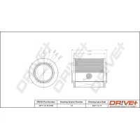 FILTR POWIETRZA AF269260DRV