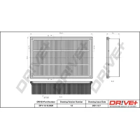 FILTR POWIETRZA AF396593DRV