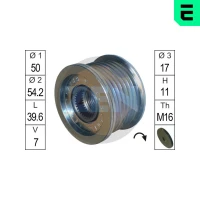 SPRZĘGŁO WOLNEGO KOŁA, ALTERNATOR AFC573072ER