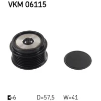 SPRZĘGŁO WOLNEGO KOŁA, ALTERNATOR AFC693339SF