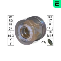 SPRZĘGŁO WOLNEGO KOŁA, ALTERNATOR AFC705901ER