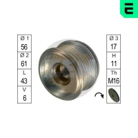 SPRZĘGŁO WOLNEGO KOŁA, ALTERNATOR AFC942469ER