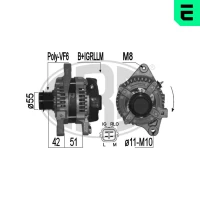 Alternator samochodowy AN006077ER