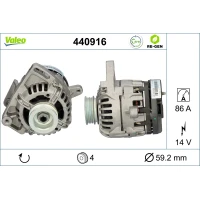 Alternator samochodowy AN134201VA