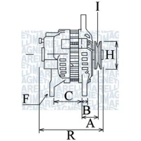 Alternator samochodowy AN179956MM