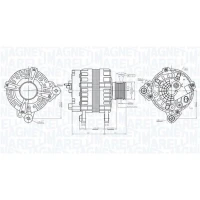 Alternator samochodowy AN405137MM