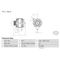 Alternator samochodowy AN417954BO