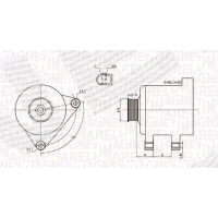 Alternator samochodowy AN473468MM
