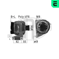 Alternator samochodowy AN537145ER