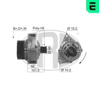 Alternator samochodowy AN610588ER