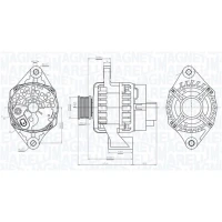 Alternator samochodowy AN852994MM