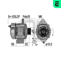 Alternator samochodowy AN857716ER