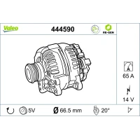 Alternator samochodowy AN901744VA
