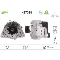 Alternator samochodowy AN939967VA