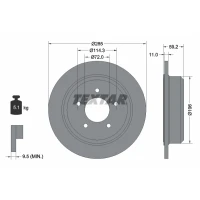 TARCZA HAMULCOWA BD000104TXR
