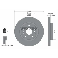 TARCZA HAMULCOWA BD001705TXR