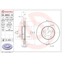 TARCZA HAMULCOWA BD008836BE