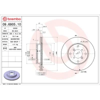 TARCZA HAMULCOWA BD009040BE
