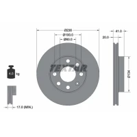 TARCZA HAMULCOWA BD012928TXR