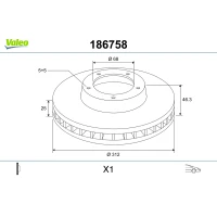 TARCZA HAMULCOWA BD035389VA