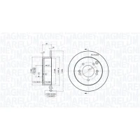 TARCZA HAMULCOWA BD039636MM