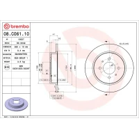 TARCZA HAMULCOWA BD040041BE