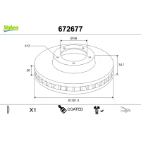 TARCZA HAMULCOWA BD042963VA