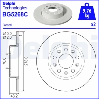 TARCZA HAMULCOWA BD052809DH
