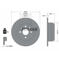 TARCZA HAMULCOWA BD072180TXR