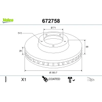 TARCZA HAMULCOWA BD103000VA