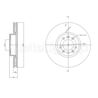 TARCZA HAMULCOWA BD125099MTL