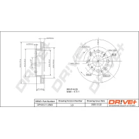 TARCZA HAMULCOWA BD127489DRV