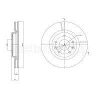 TARCZA HAMULCOWA BD129263MTL