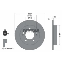 TARCZA HAMULCOWA BD156452TXR