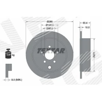 TARCZA HAMULCOWA BD162730TXR