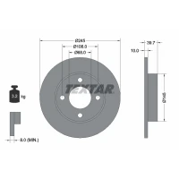 TARCZA HAMULCOWA BD167470TXR