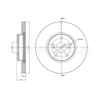 TARCZA HAMULCOWA BD175138MTL