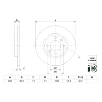 TARCZA HAMULCOWA BD181429BO