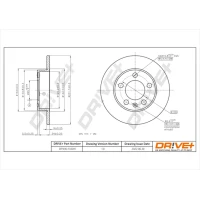TARCZA HAMULCOWA BD192083DRV