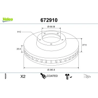 TARCZA HAMULCOWA BD202687VA