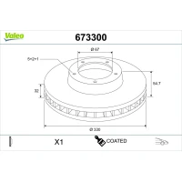 TARCZA HAMULCOWA BD230040VA