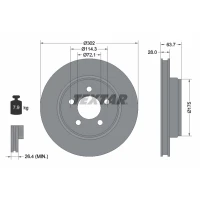 TARCZA HAMULCOWA BD249747TXR