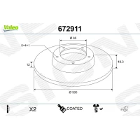 TARCZA HAMULCOWA BD258802VA