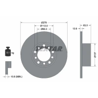 TARCZA HAMULCOWA BD263819TXR