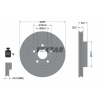 TARCZA HAMULCOWA BD267075TXR
