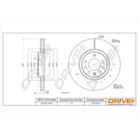 TARCZA HAMULCOWA BD292313DRV