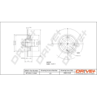 TARCZA HAMULCOWA BD294801DRV